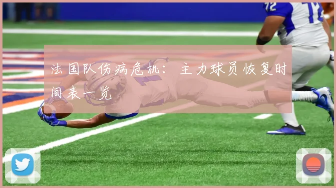 法国队伤病危机:主力球员恢复时间表一览
